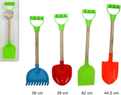 Attrezzi Per Mare Con Manico In Legno Spiaggia Pala Rastrello Vanga 4 Modelli Giochi e giocattoli/Sport e giochi all'aperto/Sabbiere e giocattoli da spiaggia/Giocattoli per sabbia e spiaggia Trade Shop italia - Napoli, Commerciovirtuoso.it
