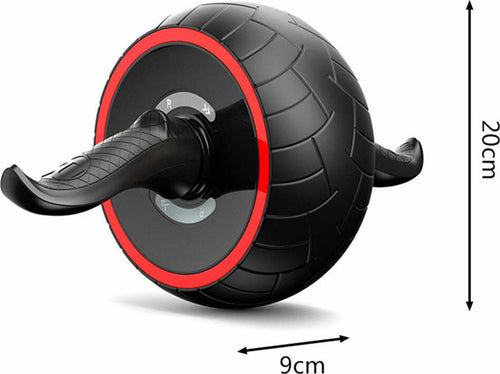 ATTREZZO-RUOTA-ADDOMINALI-BRACCIA-SPALLE-+-TAPPETINO-GYM