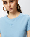 Pinko BUSSOLOTTO T-SHIRT JERSEY LOGO 25 da donna