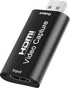 Audio Video Capture Cards, HDMI Video Capture Card Streaming HDMI per Windows/M-ac OS, 1080p HD Live Video Registrazione tramite videocamera DSLR Action Cam, Plug and Play (USB) 2.0