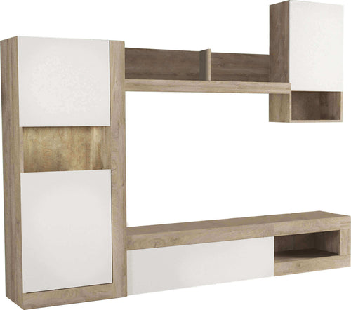 AUGUSTO---parete-attrezzata-soggiorno-248x42x200-h-Marrone-chiaro-Milani-Home