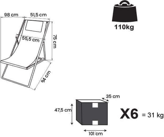 AULUS---sdraio-pieghevole-in-textilene-Antracite-Milani-Home