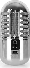 Auna HKMIC-CM 280 Microfono a Condensatore USB Cardioide Argento Professionale - EX DEMO