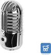Auna HKMIC-CM 280 Microfono a Condensatore USB Cardioide Argento Professionale - EX DEMO