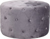 AURA---pouf-rotondo-in-velluto-Grigio-scuro-Milani-Home