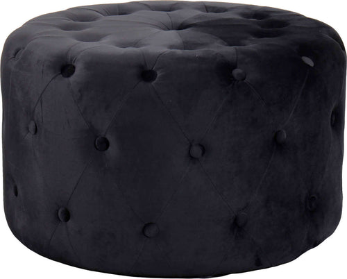 AURA---pouf-rotondo-in-velluto-Nero-Milani-Home