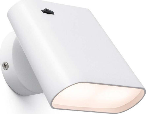 AUREA Lampada da parete bianca Illuminazione/Illuminazione per interni/Illuminazioni per pareti/Applique Led Mall Home - Napoli, Commerciovirtuoso.it