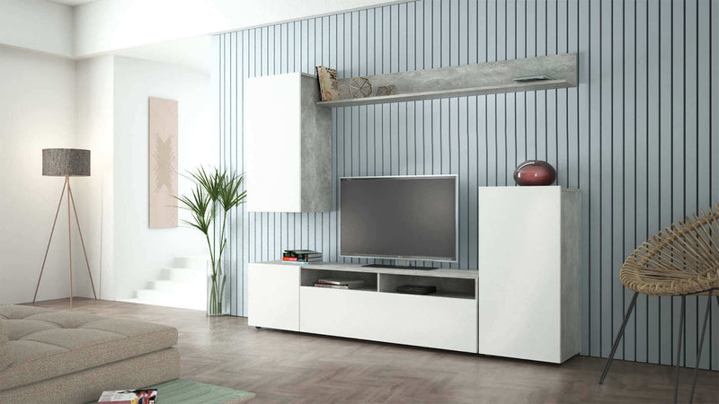 AURELIO---parete-attrezzata-soggiorno-210x36,5x170-h-Bianco-Milani-Home