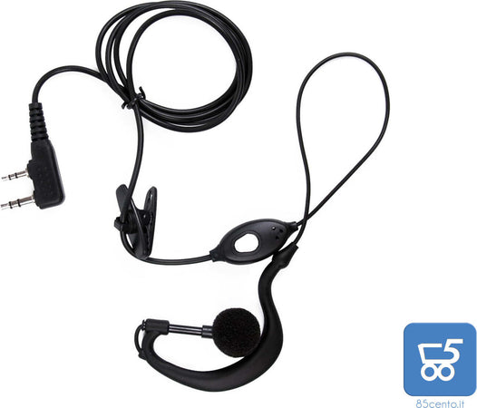 Auricolare 2 Pin per Walkie Talkie Baofeng BF-888S BF-777S BF-666S UV-5R 5RA 5RE