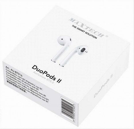 Auricolare-Bluetooth-Bt5.0-Cuffie-Duopods-Ii-Senza-Fili-Per-Smartphone-Au-bt016