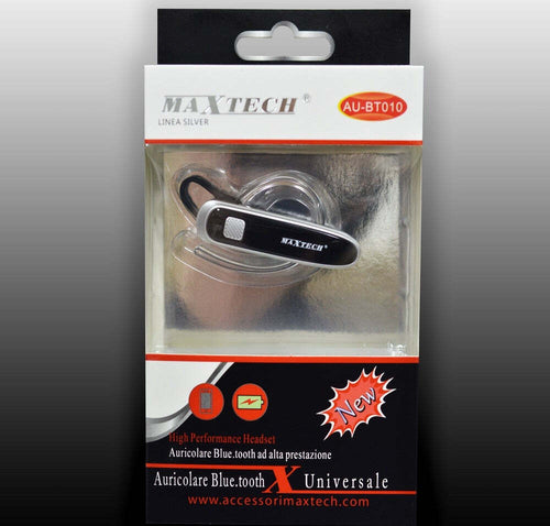 Auricolare Bluetooth Maxtech Au-bt010 Universale Cuffia Per Smartphone Versione 4.2 Cuffie e Auricolari Trade Shop italia - Napoli, Commerciovirtuoso.it