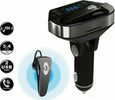 AURICOLARE-BLUETOOTH-PER-AUTO-MP3-LETTORE-TRASMETTITORE-FM-RADIO-WIRELESS-USB-V6