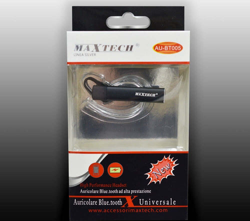 Auricolare Bluetooth Universale Ad Alta Prestazione Per Smartphone Maxtech Au-bt005 Cuffie e Auricolari Trade Shop italia - Napoli, Commerciovirtuoso.it