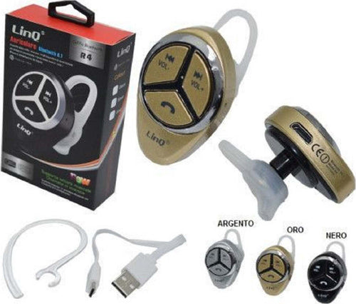 Auricolare Cuffia Stereo Bluetooth 4.1 Con Controllo Musica Vivavoce Smartphone R4 Elettronica/Cuffie auricolari e accessori/Cuffie/Cuffie Over-Ear Trade Shop italia - Napoli, Commerciovirtuoso.it