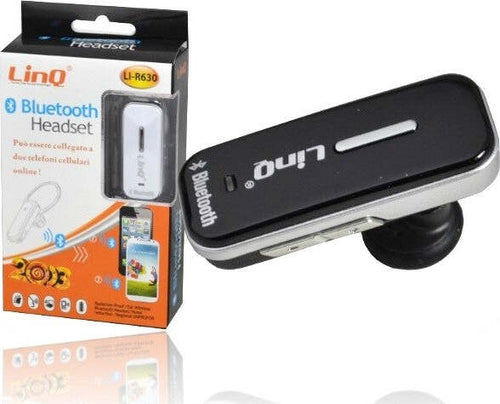 AURICOLARE HEADSET BLUETOOTH SMARTPHONE S3 S4 DUAL MODE 10M LINQ Li-R630  Trade Shop italia - Napoli, Commerciovirtuoso.it