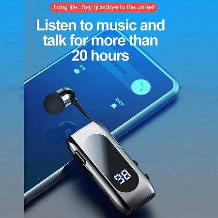Auricolare In-ear Wireless Bt5.2 Retrattile Vivavoce Clip Stereo Con Microfono K55 Elettronica/Cuffie auricolari e accessori/Cuffie/Cuffie In-Ear Trade Shop italia - Napoli, Commerciovirtuoso.it