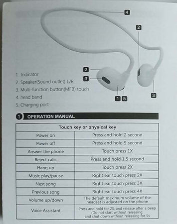 Auricolare-Pro-Air-Funzione-Di-Chiamata-A-Conduzione-Ossea