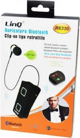 Auricolare Stereo Bluetooth 10m Wireless Con Clip-on Da Collo Retrattile R6330 Elettronica/Cuffie auricolari e accessori/Cuffie/Cuffie In-Ear Trade Shop italia - Napoli, Commerciovirtuoso.it