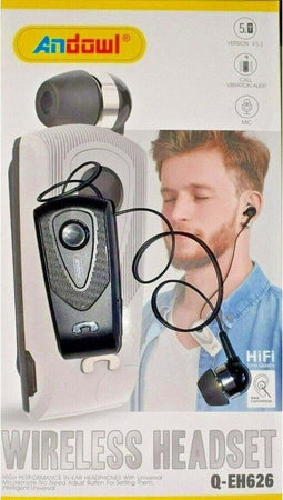 Auricolare Wireless Altoparlante Bluetooth 5.1 Musica Stereo Retrattile Q-he626 Elettronica/Cuffie auricolari e accessori/Cuffie/Cuffie In-Ear Trade Shop italia - Napoli, Commerciovirtuoso.it