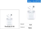 Auricolari Bt5.0 Bluetooth Stereo Cordless Duopods Iv Xs Smartphone Au-bt018 Elettronica/Cuffie auricolari e accessori/Cuffie/Cuffie In-Ear Trade Shop italia - Napoli, Commerciovirtuoso.it