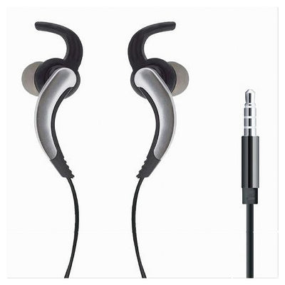 Auricolari Con Cavo 1.2mt Cuffie Aux3.5mm Orecchio Microfono Smartphone Au-6t007
