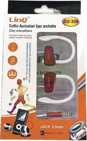 Auricolari Cuffie Archetto Ds-209 Microfono Smartphone Mp3 Sport Cavo Jack 3,5mm Elettronica/Cuffie auricolari e accessori/Cuffie/Cuffie In-Ear Trade Shop italia - Napoli, Commerciovirtuoso.it