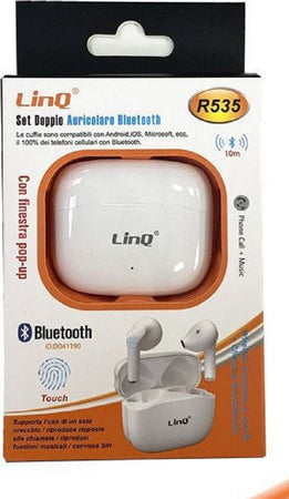 Auricolari Cuffie Bluetooth Wireless Controllo Touch Con Scatola Di Ricarica R535 Elettronica/Cuffie auricolari e accessori/Cuffie/Cuffie In-Ear Trade Shop italia - Napoli, Commerciovirtuoso.it