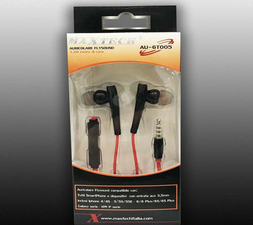 Auricolari Cuffie Con Filo Audio Microfono Per Smartphone Cellulari Maxtech Au-6t005 Cuffie e Auricolari Trade Shop italia - Napoli, Commerciovirtuoso.it