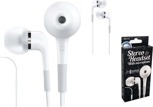 AURICOLARI CUFFIE CON TELECOMANDO E MICROFONO PER SMARTPHONE TABLET MP3 PC  Trade Shop italia - Napoli, Commerciovirtuoso.it