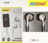 Auricolari Cuffie In-ear Stereo Vivavoce Con Presa Type-c Per Smartphone Q-rs8 Elettronica/Cuffie auricolari e accessori/Cuffie/Cuffie In-Ear Trade Shop italia - Napoli, Commerciovirtuoso.it