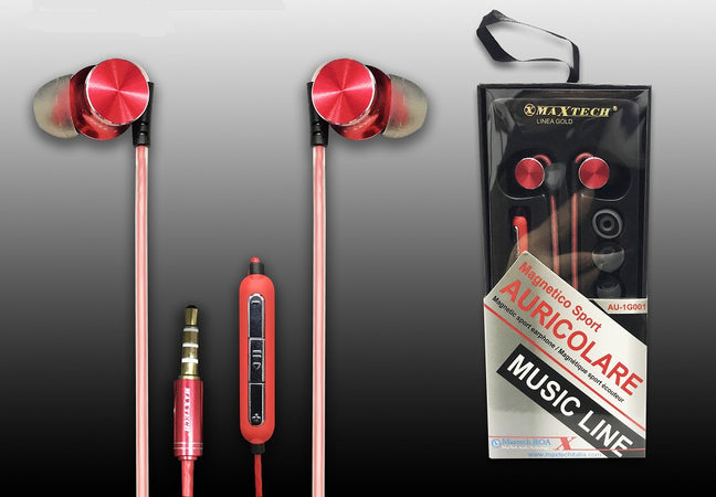 Auricolari Cuffie Orecchio Per Smartphone Microfono Da Viaggio Volume Maxtech Au-1g001 Cuffie e Auricolari Trade Shop italia - Napoli, Commerciovirtuoso.it