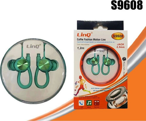Auricolari Cuffie S9608 Con Microfono Fashion Motion Live Sport Jack 3.5mm 1.2mt Elettronica/Cuffie auricolari e accessori/Cuffie/Cuffie In-Ear Trade Shop italia - Napoli, Commerciovirtuoso.it