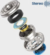 Auricolari Cuffie Stereo In-ear Con Regolazione Volume Microfono Type-c Sm9809 Elettronica/Cuffie auricolari e accessori/Cuffie/Cuffie In-Ear Trade Shop italia - Napoli, Commerciovirtuoso.it