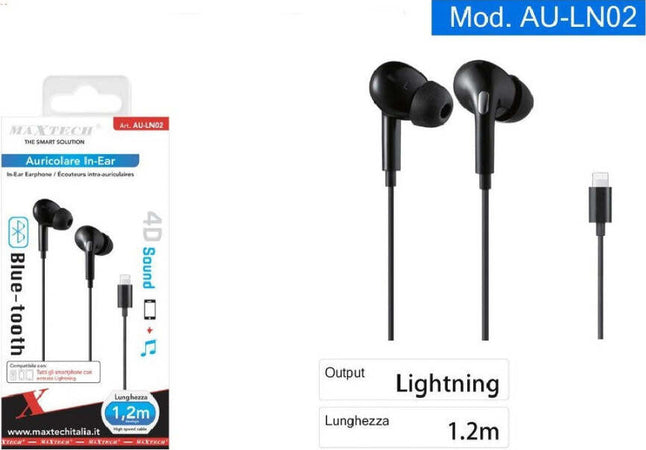 Auricolari-In-Ear-Cuffie-Connettore-Lightning-Iphone-Ipad-Ipod-Bluetooth-Au-ln02