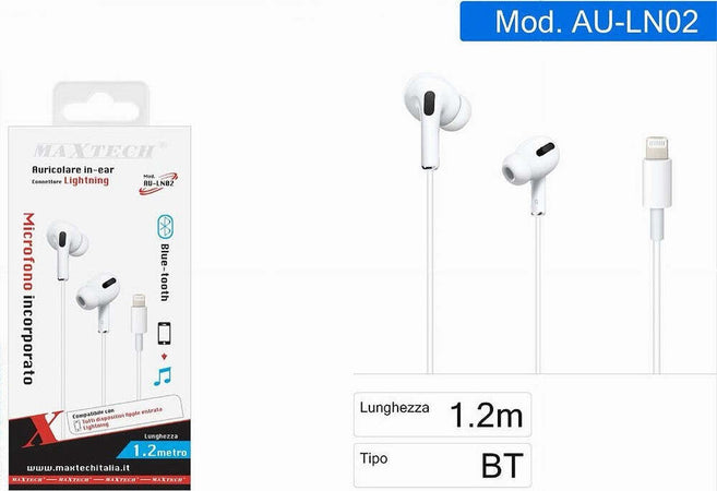 Auricolari-In-Ear-Cuffie-Connettore-Lightning-Iphone-Ipad-Ipod-Bluetooth-Au-ln02