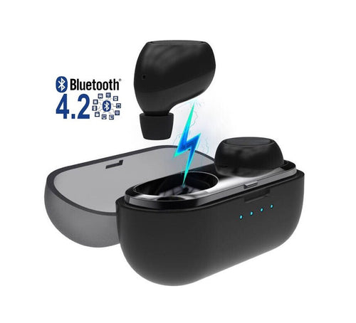 Auricolari Bluetooth 4.2 con custodia di ricarica