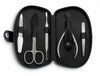 Ausonia - 13406 Set Astuccio Manicure Pedicure Da Viaggio Tagliaunghie Taglia Unghie Da 5 Pezzi Inox Made In Italy Con Tronchese