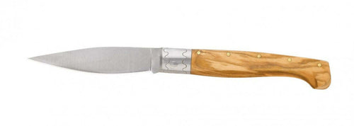 Ausonia - 23180 Coltello Tascabile Coltello Tasca Cm 20 Made In Italy Con Manico In Legno Di Ulivo E Lama Inox