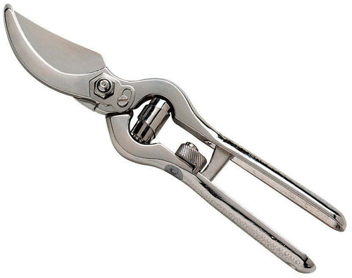 Ausonia - 31168 Forbice Vigna Potatura Vigneti Professionale Con Spalla Lucida Nichelata Cm 25 Made In Italy