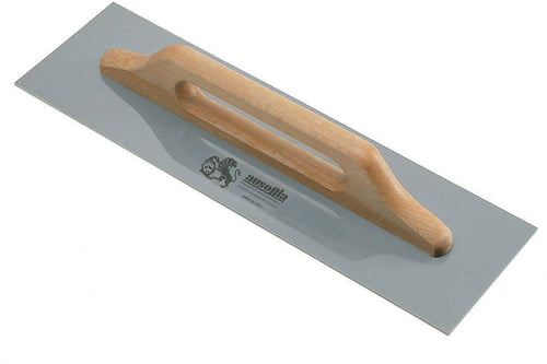 Ausonia - 42077 Frattazzo Frattone Per Stucco A Due Mani Made In Italy Con Lama In Acciaio Carbonio 48X10 E Manico Legno