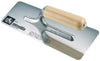 Ausonia - 42171 Frattazzo Frattone Professionale Made In Italy Con Lama In Acciaio Inox 20X08 Trapeizodale Lucida E Manico in Legno