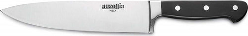 Ausonia---Coltello-forgiato-INOX-da-cucina-largo-manico-in-resina-acetilica-Cm-16***