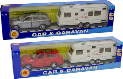 Auto-con-roulotte-die-cast-Kidz-Corner