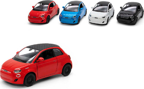 Auto-Fiat-500E-1:24-retrocarica-Kidz-Corner