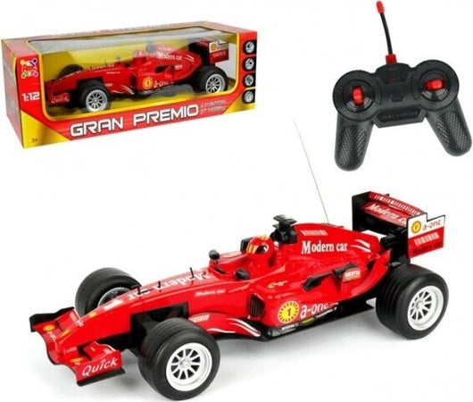 Auto-Radiocomandata-Formula-Uno-Scala-1:18-Telecomando-Con-4-Funzioni-Granpremio