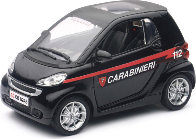 Auto-Smart-Fortwo-Carabinieri-1:24-New-Ray