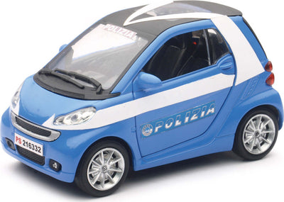 Auto-Smart-Fortwo-Polizia-1:24-New-Ray