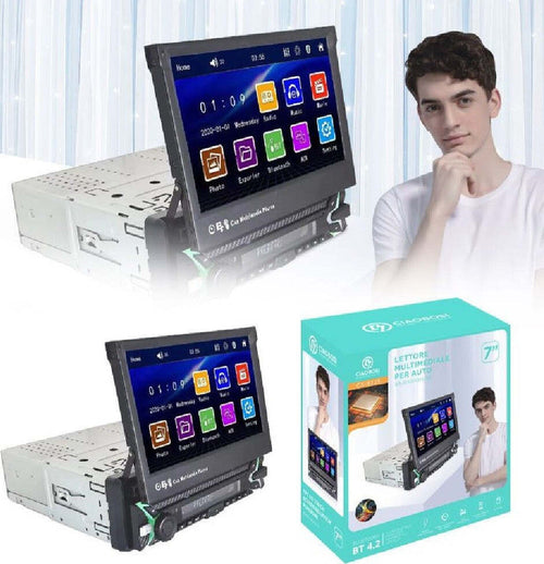 Autoradio Con Monitor 7? Hd Lettore Multimediale Per Auto 60wx4 Bluetooth Cx-8225 Elettronica/Elettronica per veicoli/Elettronica per auto/Sistemi audio/Autoradio Trade Shop italia - Napoli, Commerciovirtuoso.it