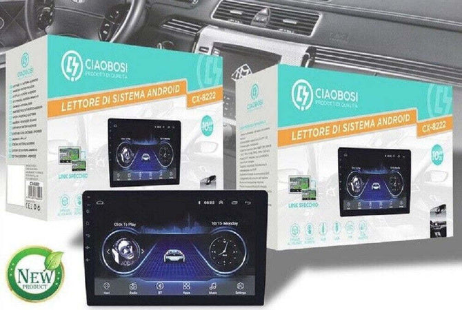 Autoradio Con Monitor Schermo Touch Tft 10? Hd Lettore Sistema Android Cx-8222 Elettronica/Elettronica per veicoli/Elettronica per auto/Sistemi audio/Autoradio Trade Shop italia - Napoli, Commerciovirtuoso.it