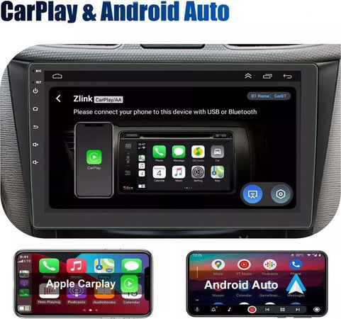 Autoradio-Doppio-DIN-9-Pollici-Touch-Screen-Carplay-Android-Bluetooth-GPS-4+64G